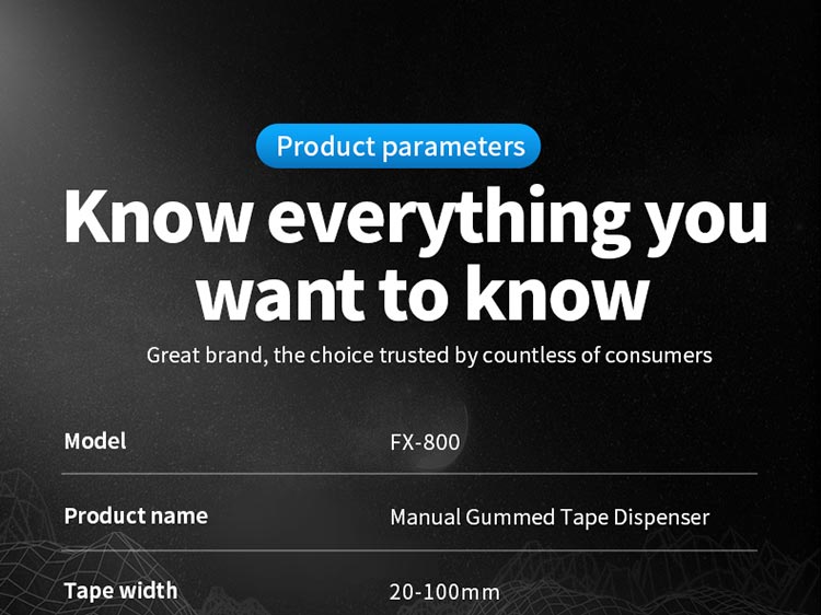 Gummed tape dispenser-11