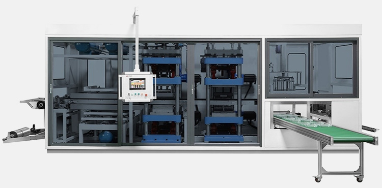 Multi-tray thermoforming Machine