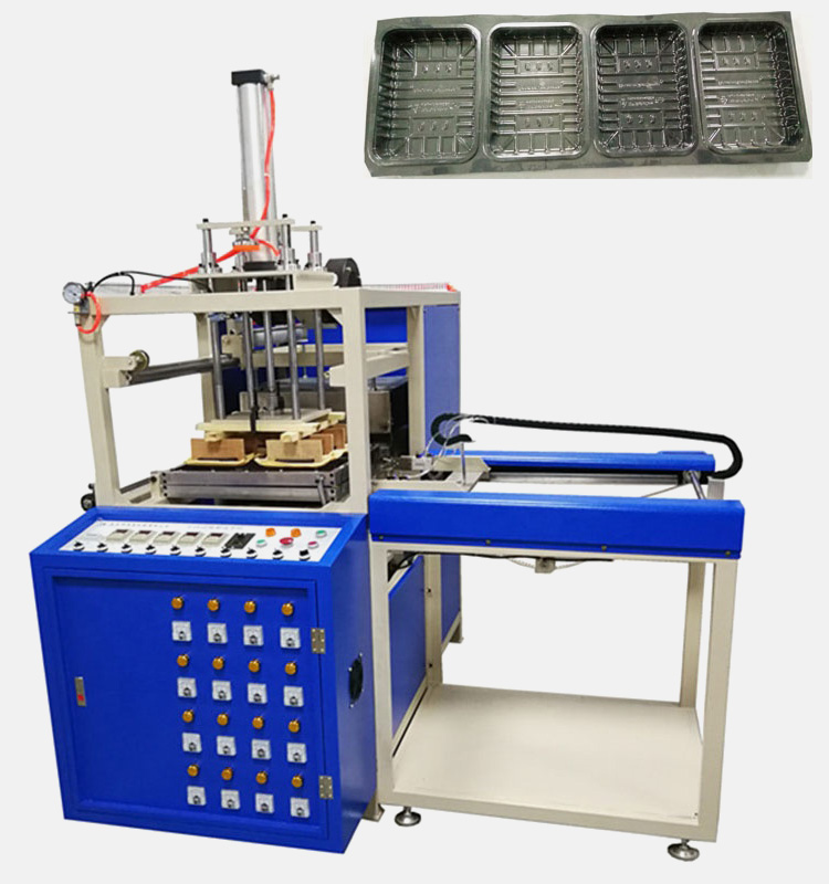 Semi-automatic blister thermoforming machine