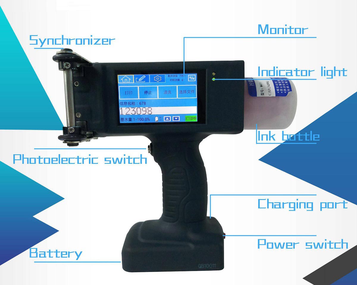 RAYJET Large Characters Handjet Portable Printer RL230-1