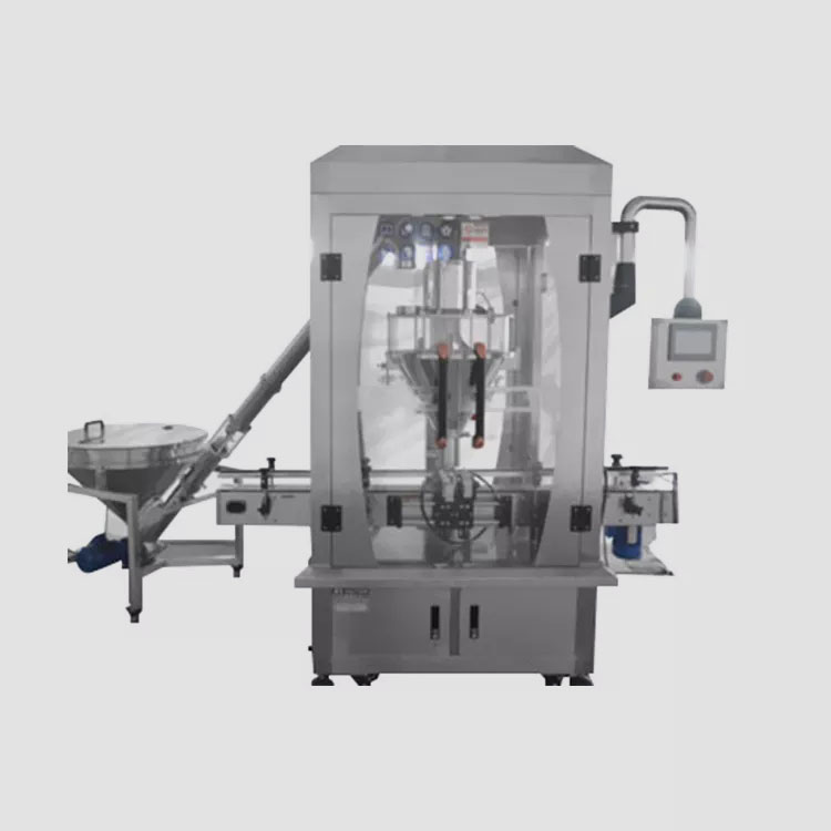 High-Precision-Double-Head-Automatic-Screw-Feeding-Powder-Filling-Machine