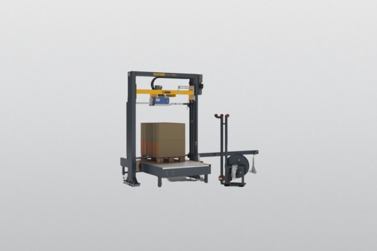 Automatic vertical strapping machine