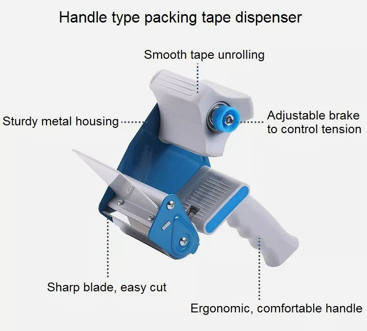 1 Set of Heat Tape Dispenser Desktop Tape Dispenser Multi-function Tape  Dispenser Tape Cutting Tool 