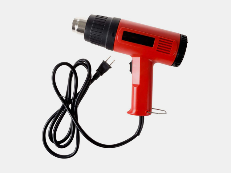 Heat gun for shrink wrapping