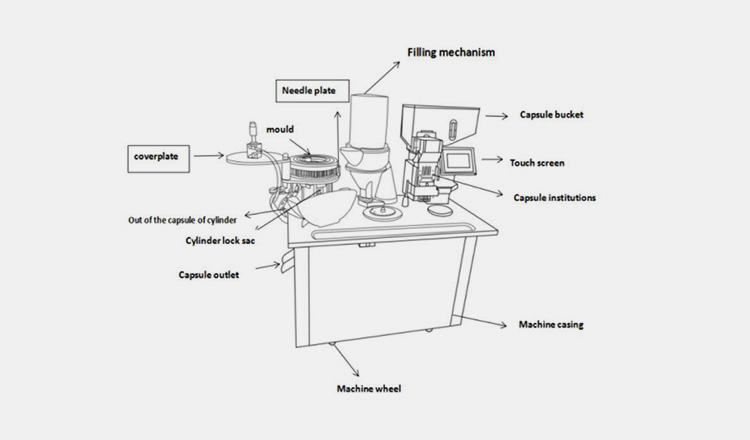 Components Of A Semi-Automatic Capsule Filling Machine