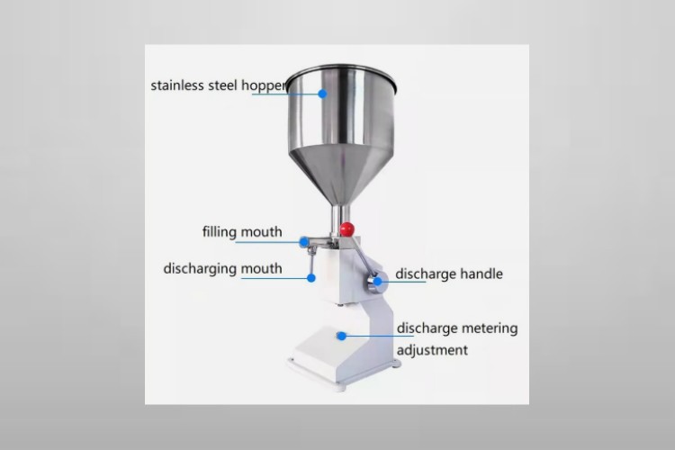 Main Parts of Manual Cream Filling Machine