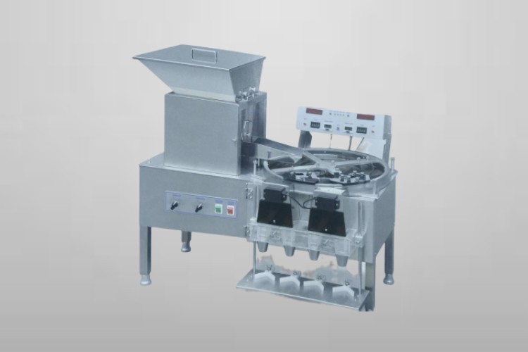 Rotary capsule counting machine