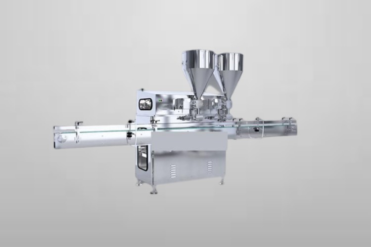 Double head sauce filling machine