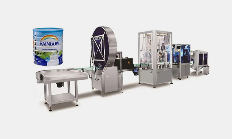 Horizontal-Form-Fill-Seal-(HFFS)-Milk-Powder-Packaging-Machine