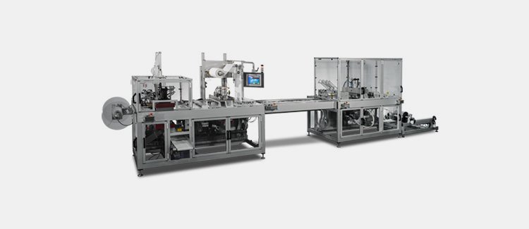 Robotic horizontal form fill seal machine