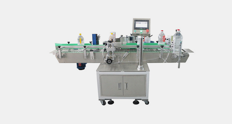 Round Bottle Labeling Machine Work