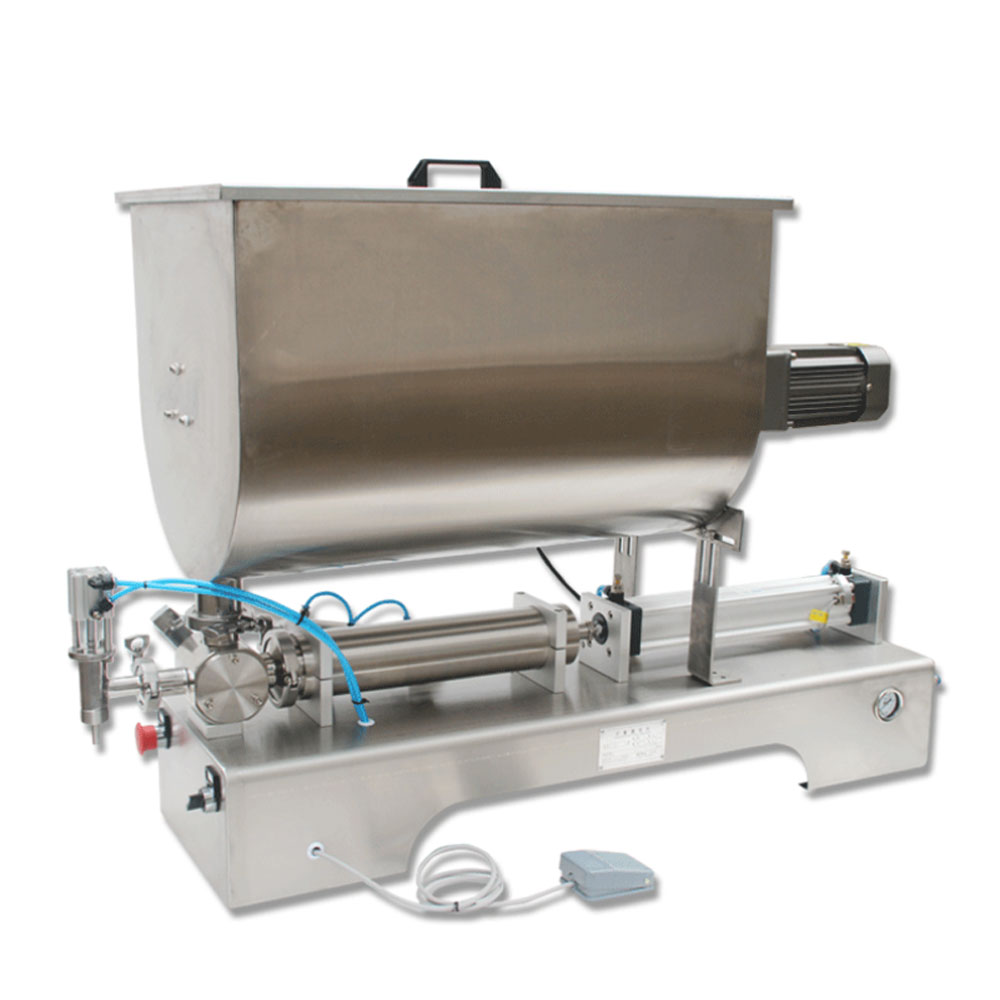 90L Paste Stir Mixing Filling Machine For Chili Sauce Pepper Sauce Cream Butter