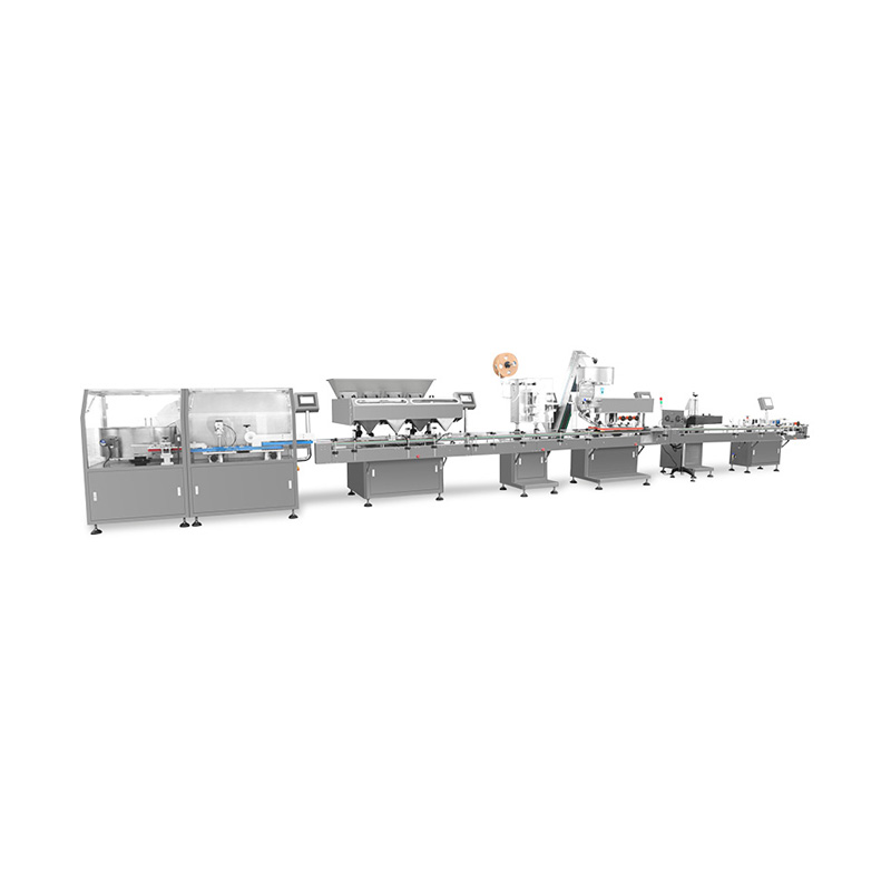 JF-2000-32 High Speed Automatic Multifunction Bottling Line For Capsule Tablet Pill Counting