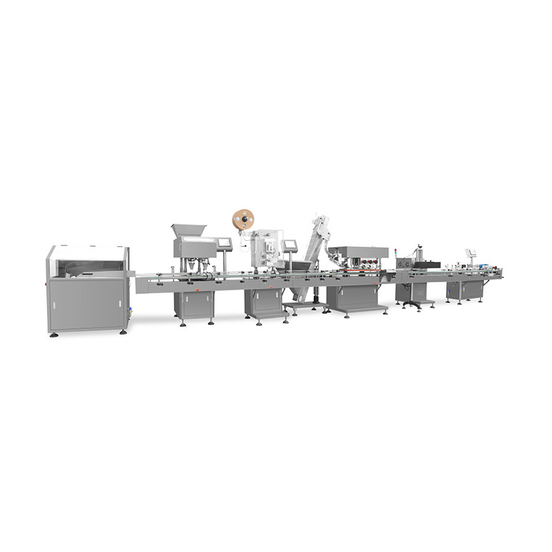 JF-A160-16 Medium Speed Automatic Multifunction Bottling Line For Capsule Tablet Pill Counting