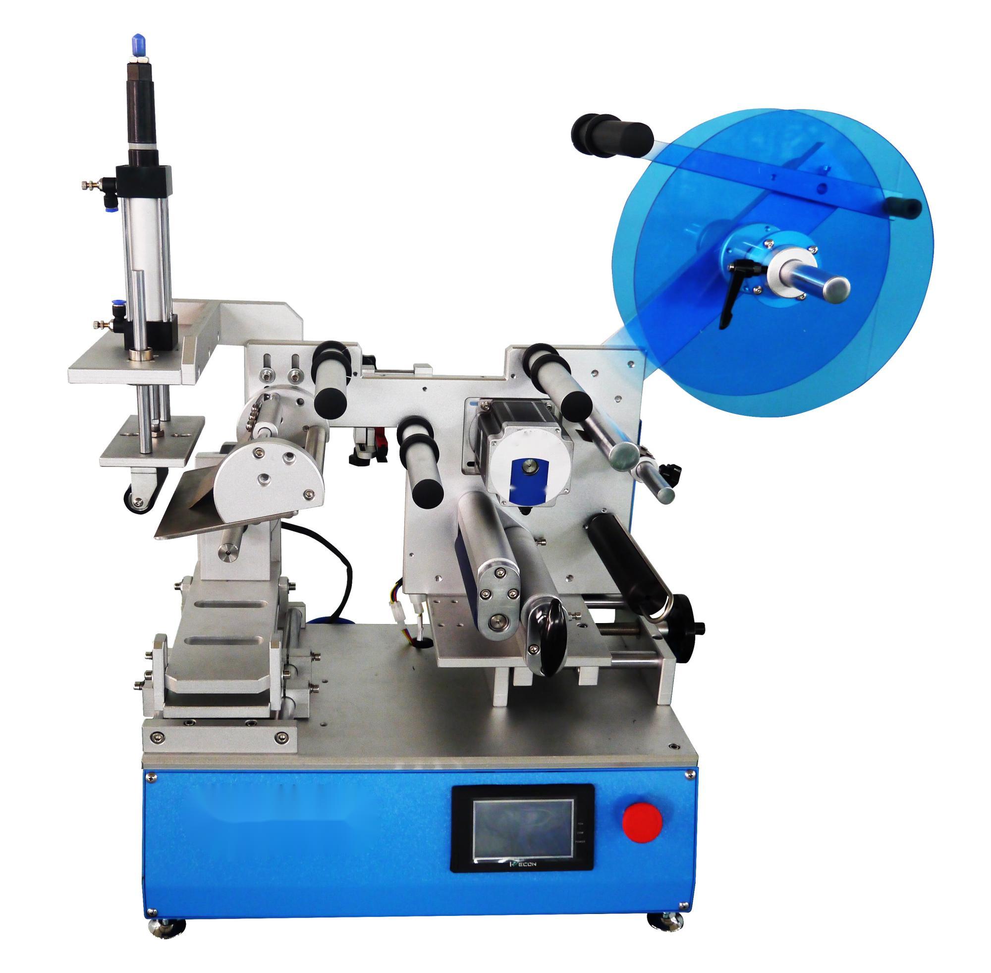 YT-31200 Semi-automatic Round Bottle Square Bottle Sticker Labeling Machine