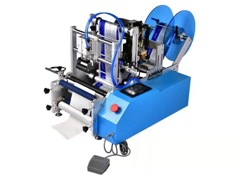 YT-41300 Semi-automatic Desktop Plastic Bottle Labeling Machine For Self-adhesive Label