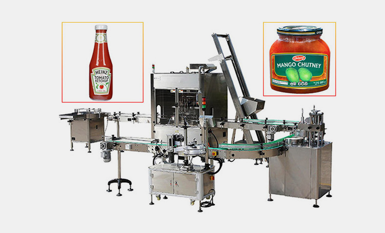 Automatic container filling machines