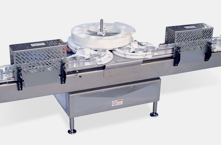 Rotary container filling machines