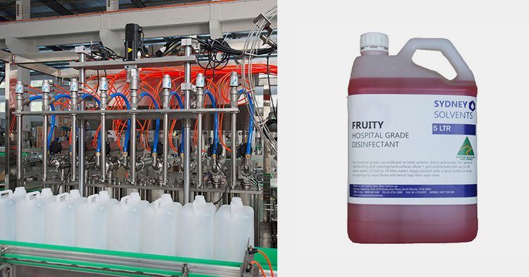 Disinfectant Filling Machine