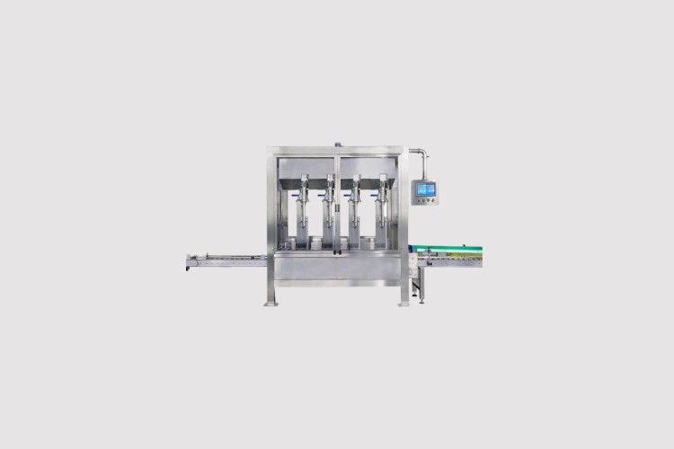 Net weight lubricant oil filling machine