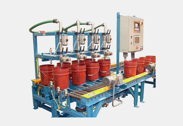 Overflow Coating Filling Machine