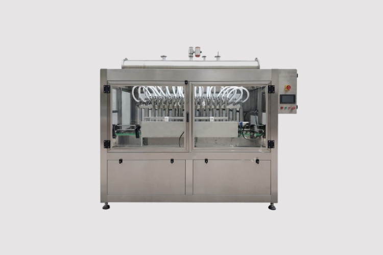 Piston lubricant oil filling machine