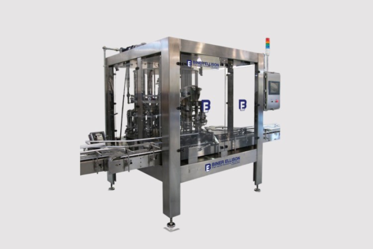 Rotary lubricant oil filling machine