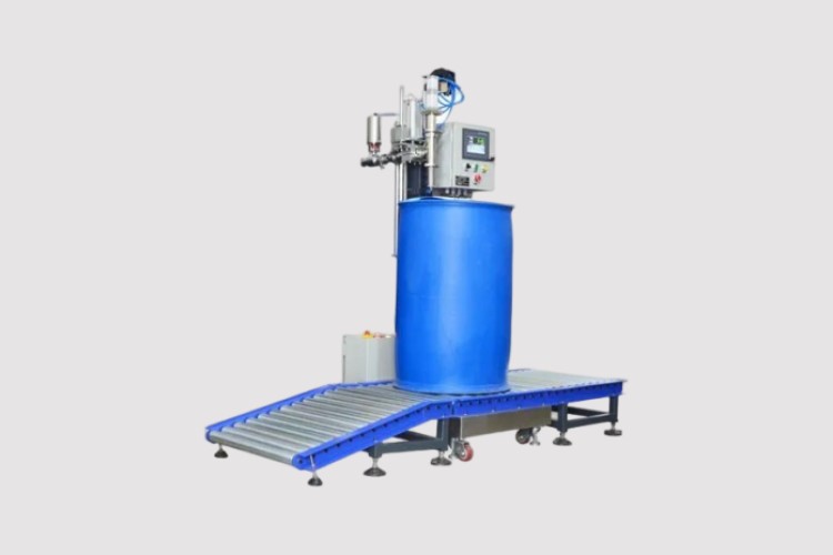 Semi-automatic lubricant oil filling machine