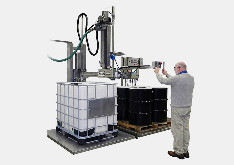 IBC Lubricant Oil Filling Machine