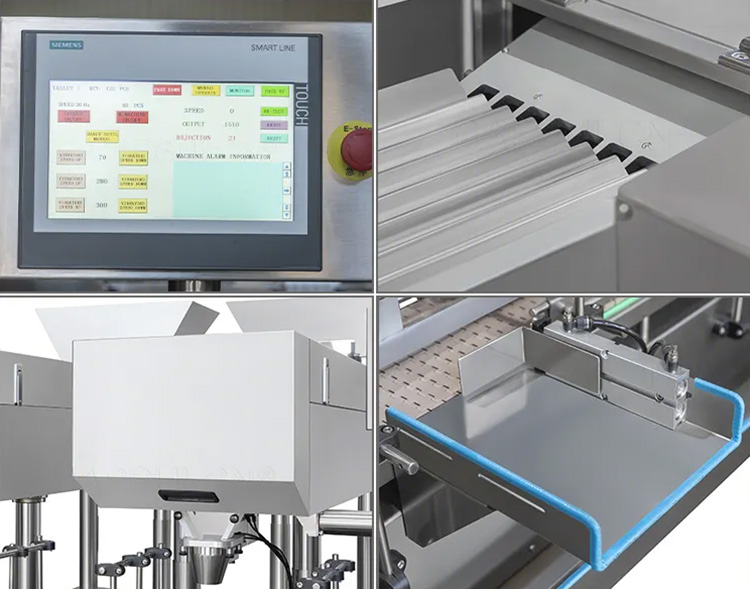Multi-Channel Capsule Counting and Filling Machine