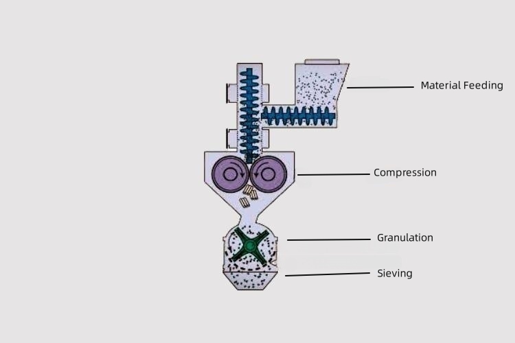 Working Principle of Dry Granulator