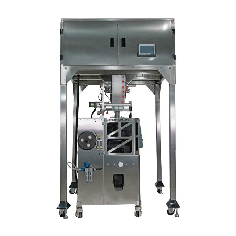 High-speed three-dimensional pyramid tea bag packing machine with electronic weigher