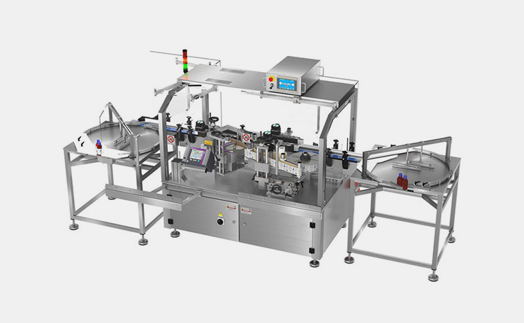 Print and Apply Plastic Bottle Labeling Machine