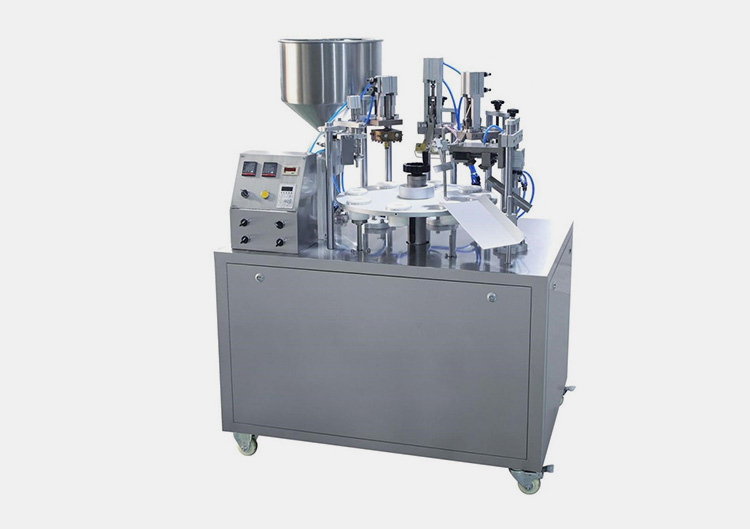 Semi-Automatic Toothpaste Filling Machine