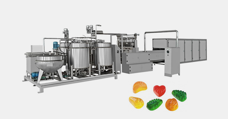 temperature range of gummy making machine