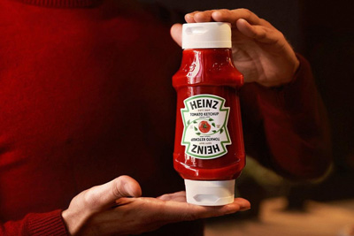 Double Cap Ketchup Bottle