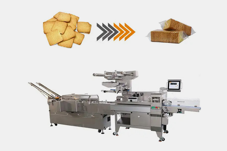 Flow wrapping Cracker Packaging Machine