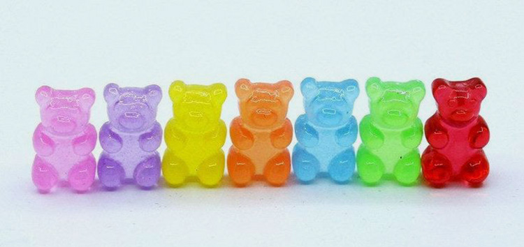 Gummies on the Basis of Color