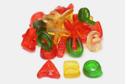 Gummy Alphabets