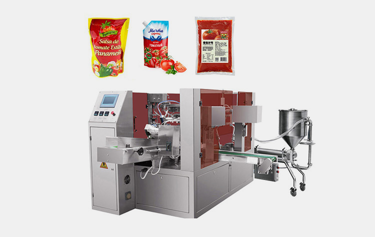 Premade Ketchup Pouch Packaging Machine