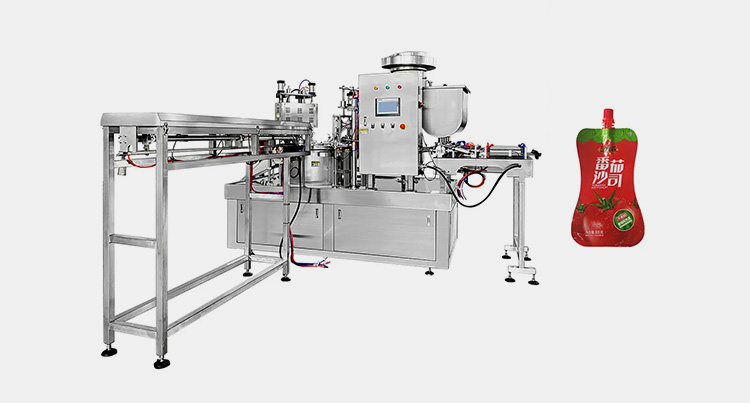 Spout Ketchup Pouch Packaging Machine
