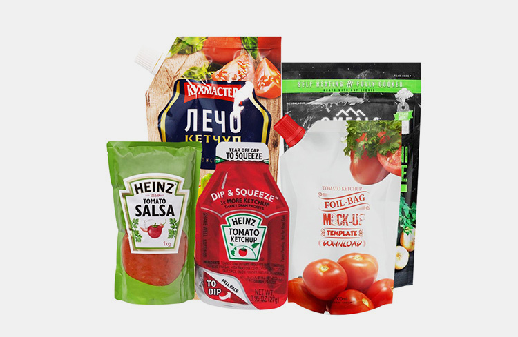 Standup Ketchup Pouch