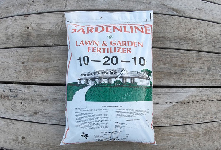 Numbers on Fertilizer Bag Packaging