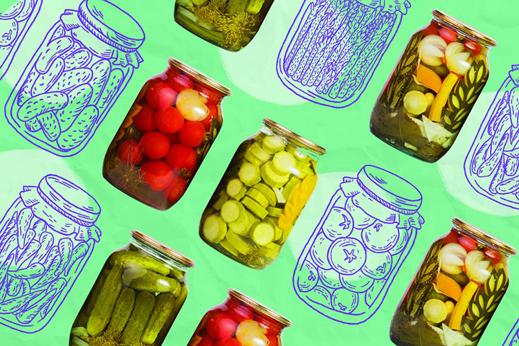 Pickle Packing Extends Shelf Life