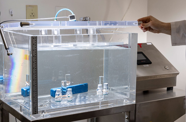 Underwater Leak Testing