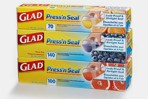 Glad Press 'n Seal Sealable Plastic Wrap - 70 sq ft roll