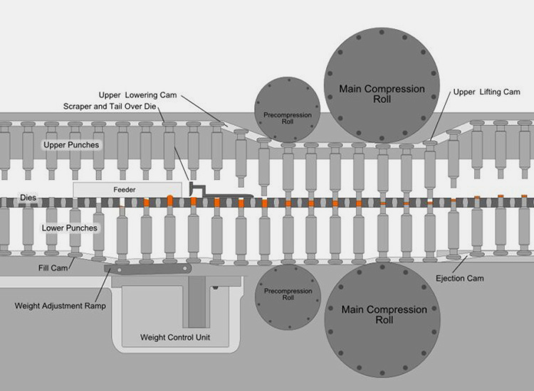 Working Principle Of A Pill Presser Machine