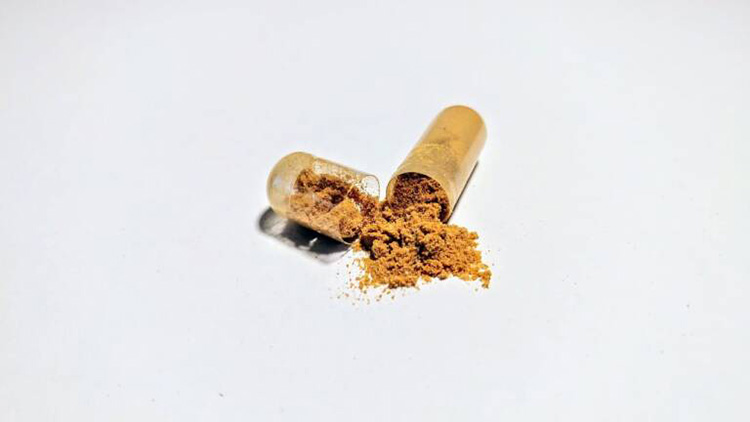 powder out of capsules