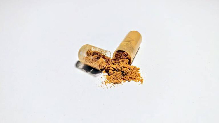 powder out of capsules