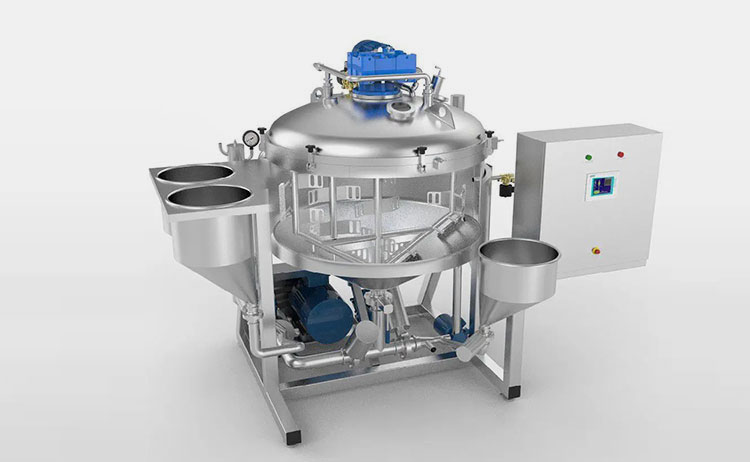 A Vacuum Homogenizer Mixer